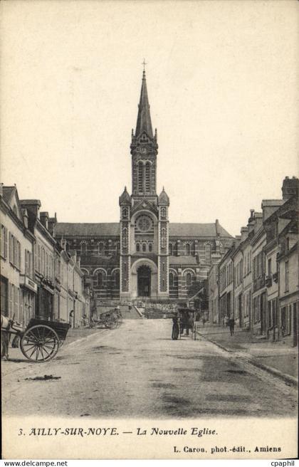 CPA Ailly Sur Noye La Nouvelle Eglise