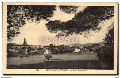 CPA Aix en Provence Vue generale