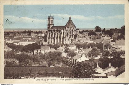 CPA Aizenay Vue Generale Prise De La Minoterie