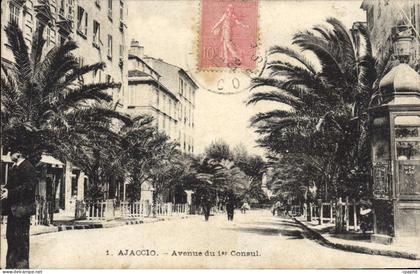 CPA Ajaccio Avenue Du Consul