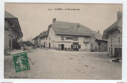 ALBENS SAVOIE LA PLACE CENTRALE