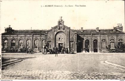 Albert - La Gare - The Station - CPA