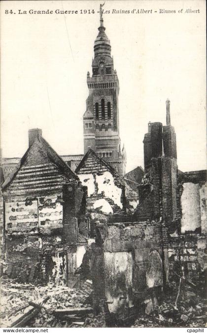 CPA Albert Les ruines