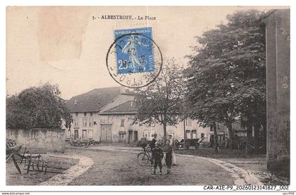 CAR-AIEP9-0520-57 - ALBESTROFF - Moselle - La place