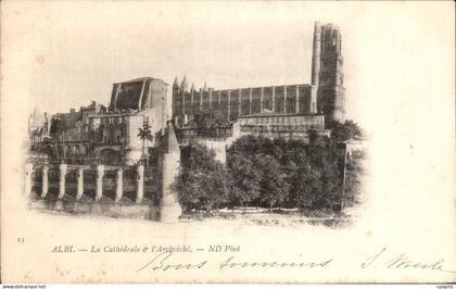 CPA Albi La Cathedrale et L'Archeveche