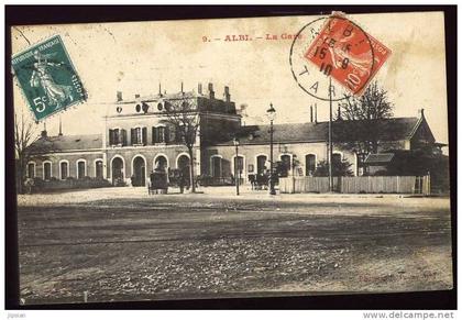 Cpa du 81 Albi La Gare         A15  train