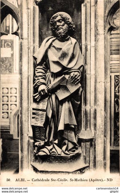 NÂ°10174 Z -cpa Albi -cathÃ©drale Sainte CÃ©cile- St Mathieu-