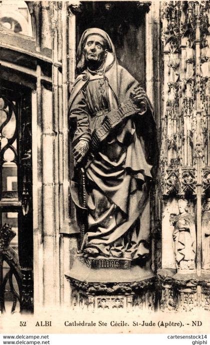 NÂ°10175 Z -cpa Albi -cathÃ©drale Sainte CÃ©cile- St Jude-