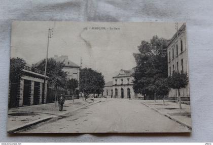 Cpa 1924, Alençon, la gare, Orne 61