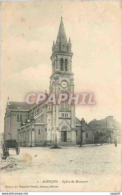 CPA Alencon Eglise de Montsort