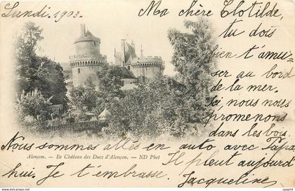 CPA Alencon Le Chateau des Ducs d'Alencon