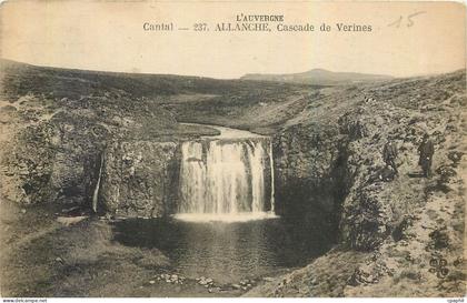 CPA L'Auvergne Cantal Allanche Cascade de Verines