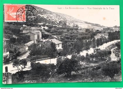 1910-Rare Allauch La Bourdonnière Vue Général de la Fave[13]Bouches-du-Rhône Carte Postale Ancienne/Brisset canton rouge