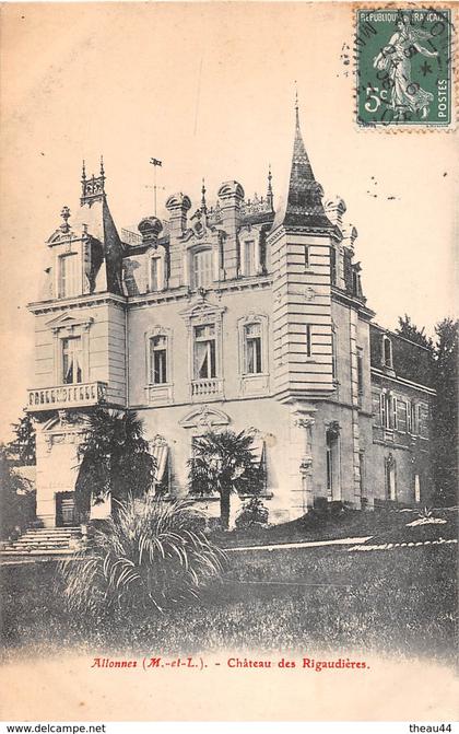 ¤¤  -   ALLONNES    -   Chateau des Rigaudières      -  ¤¤