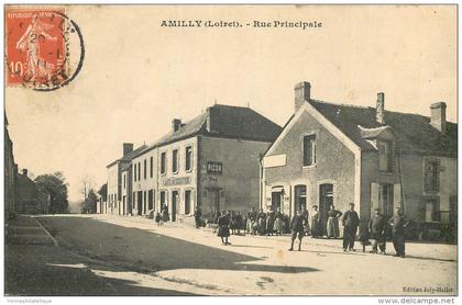45 - AMILLY - rue principale - café du centre