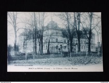 89  Ancy-le-Franc Le château- Vue de l' Avenue