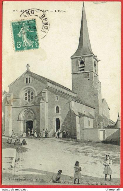 Ancy-le-Franc - L'Eglise - Animée - CAD + Cachet C