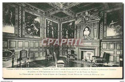 CPA Chateau d Ancy le Franc Chambre de Judith