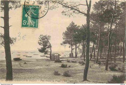 33 - Andernos les Bains - Pain rivant la plage - CPA - Oblitération de 1915 - Voir Scans Recto-Verso
