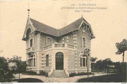 33 - Andernos les Bains - Villa Yamina - CPA - Etat Gros pli - Voir Scans Recto-Verso