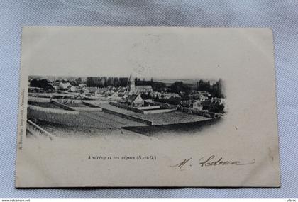 Cpa 1902, Andrésy et ses vignes, Yvelines 78