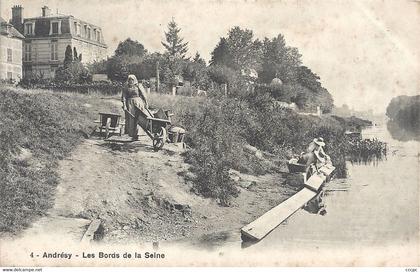 CPA Andrésy Les Bords de la Seine