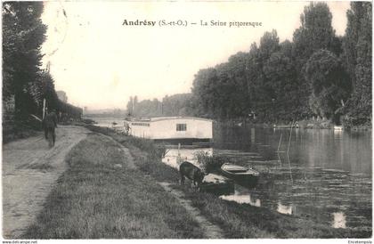 CPA Carte postale France   Andrésy La Seine pittoresque   VM90759