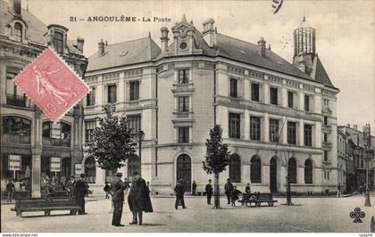 CPA Angouleme La poste