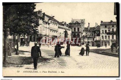CPA Angouleme Place Bouillaud