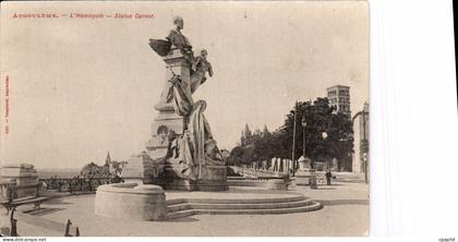 CPA Angouleme Statue Carnot