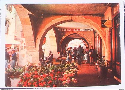 ► (74) Annecy -  le Vieux  Quartier - Epicerie Fleuriste vélo. 1965