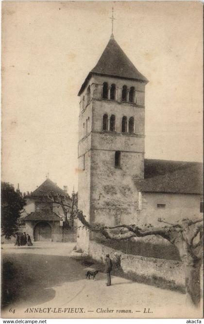 CPA ANNECY-le-VIEUX Clocher Roman (1192355)