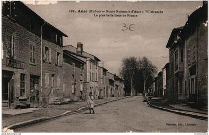 CPA   Carte Postale  France  Anse Route Nationale d'Anse à Villefranche   VM107458