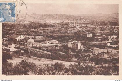 30 / ARAMON / VUE GENERALE / PONT