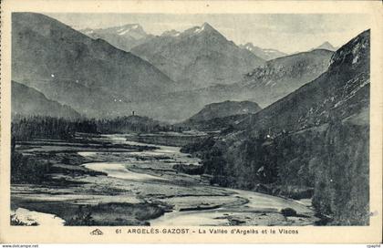 CPA Argeles Gazost La Vallee d Argeles et le Viscos