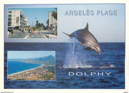 CPM Argeles Plage Dolphy Dauphin