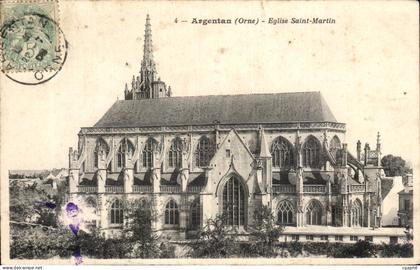Argentan - Eglise Saint Martin - CPA