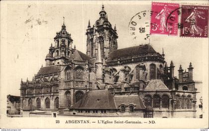 CPA Argentan L'Eglise Saint Germain