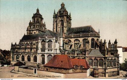CPA Argentan l'Eglise Saint Germain