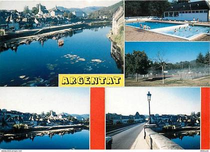 19 - Argentat - Multivues - Piscine - CPM - Voir Scans Recto-Verso