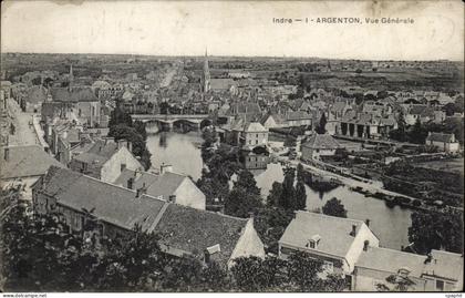 CPA Argenton Vue Generale