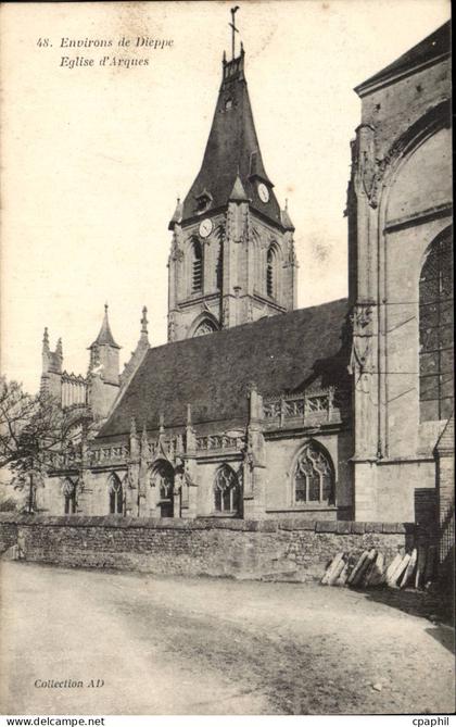 Arques la Bataille - Eglise d'Arques - Environs de Dieppe CPA
