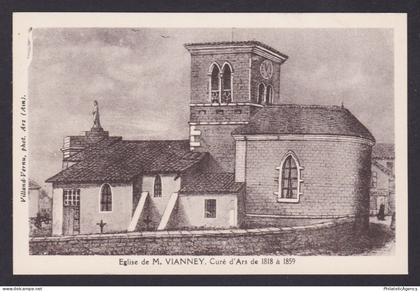 FRANCE, Postcard, Ars-sur-Formans, The Church