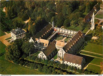 95 - Asnières-sur-Oise - Abbaye de Royaumont - Vue aérienne - CPM - Voir Scans Recto-Verso