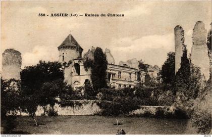 CPA ASSIER - Ruines du Chateau (654127)
