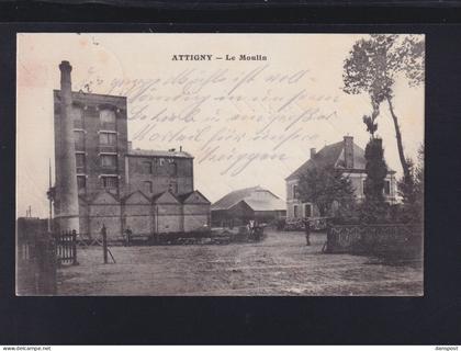 Frankreich France AK Attigny Le Moulin 1914