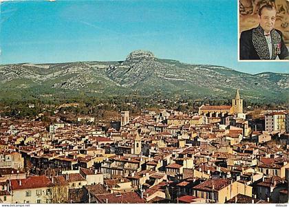 Carte Postale - 13 - Aubagne - Vue Générale du Vieil Aubagne - Portrait de Marcel Pagnol - CPM - Voir Scans Recto-Verso