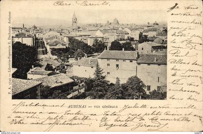CPA Aubenas Vue Generale