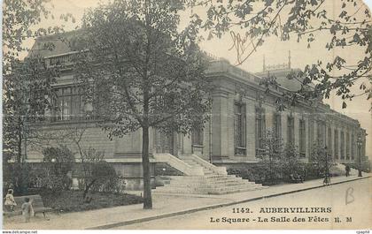 CPA Aubervilliers Le Square La Salle des Fetes