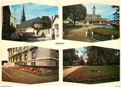 93 - Aulnay sous Bois - Multivues - Automobiles - Fleurs - CPM - Voir Scans Recto-Verso
